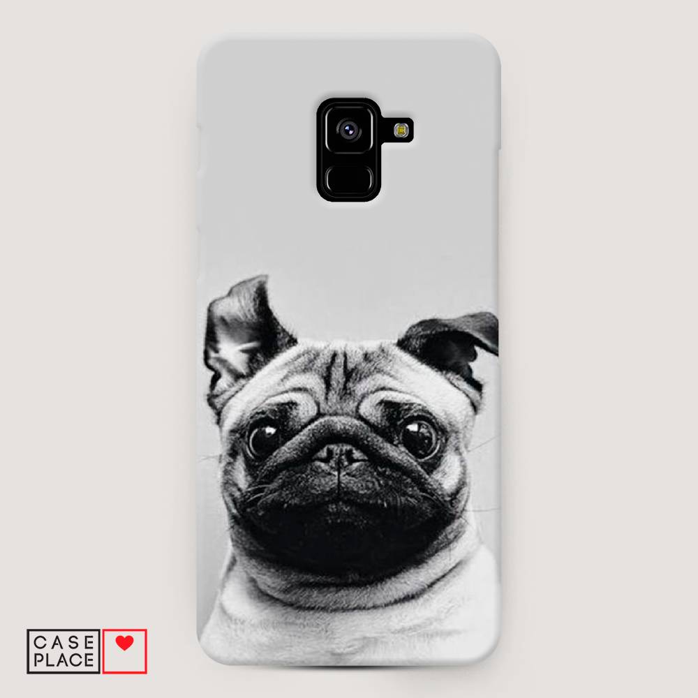 

Чехол Awog "Ушастый мопс" для Samsung Galaxy A8 +