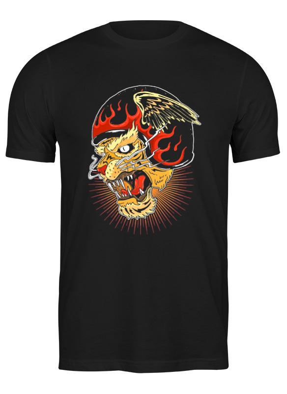 

Футболка мужская Printio Год тигра черная 3XL, Черный, Год тигра