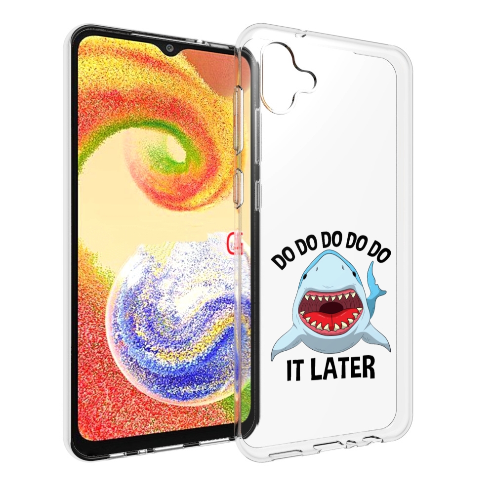 

Чехол MyPads Акула для Samsung Galaxy A04, Прозрачный, Tocco