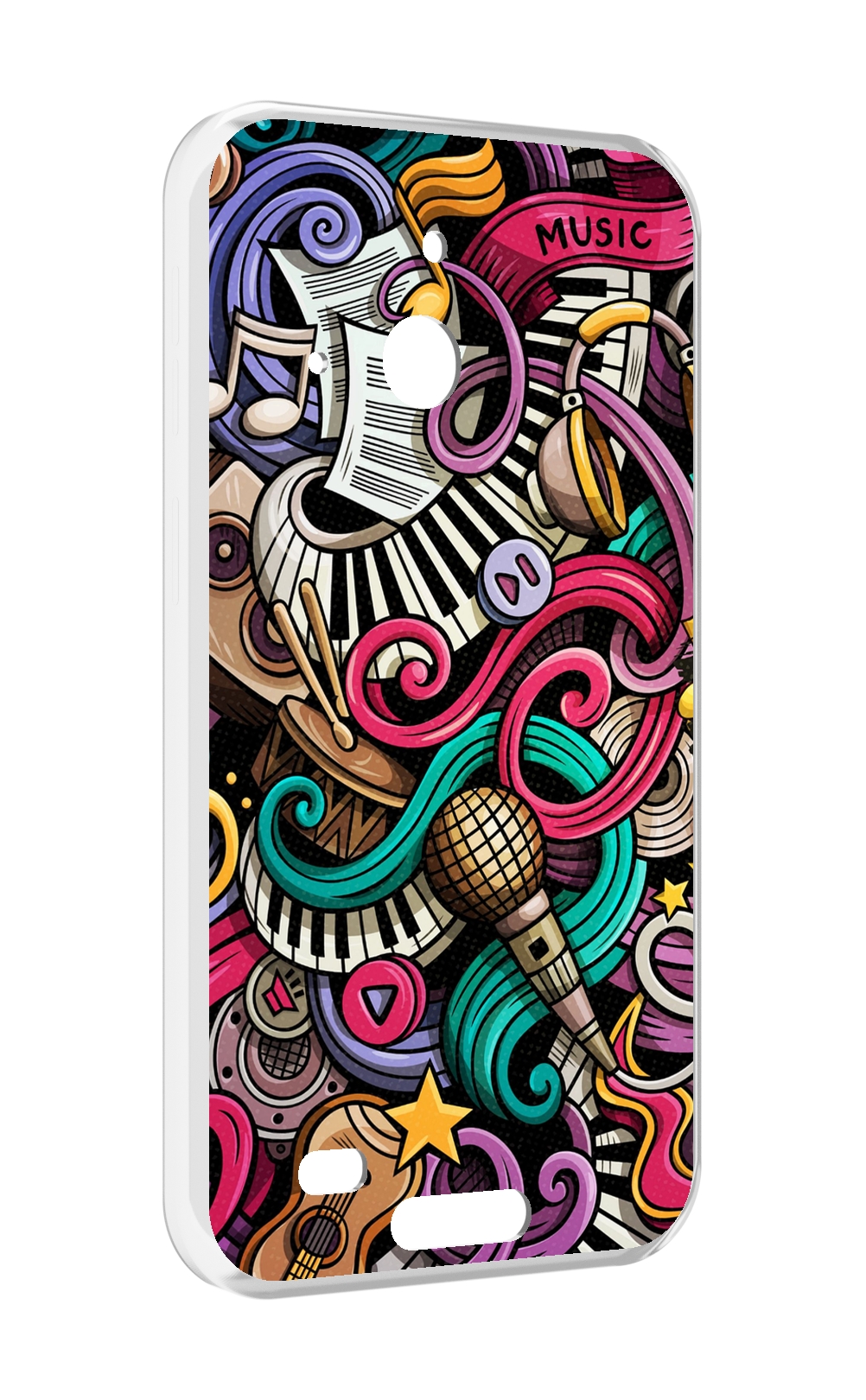 

Чехол MyPads любимая-музыка для Oukitel WP20 / WP20 Pro, Прозрачный, Tocco