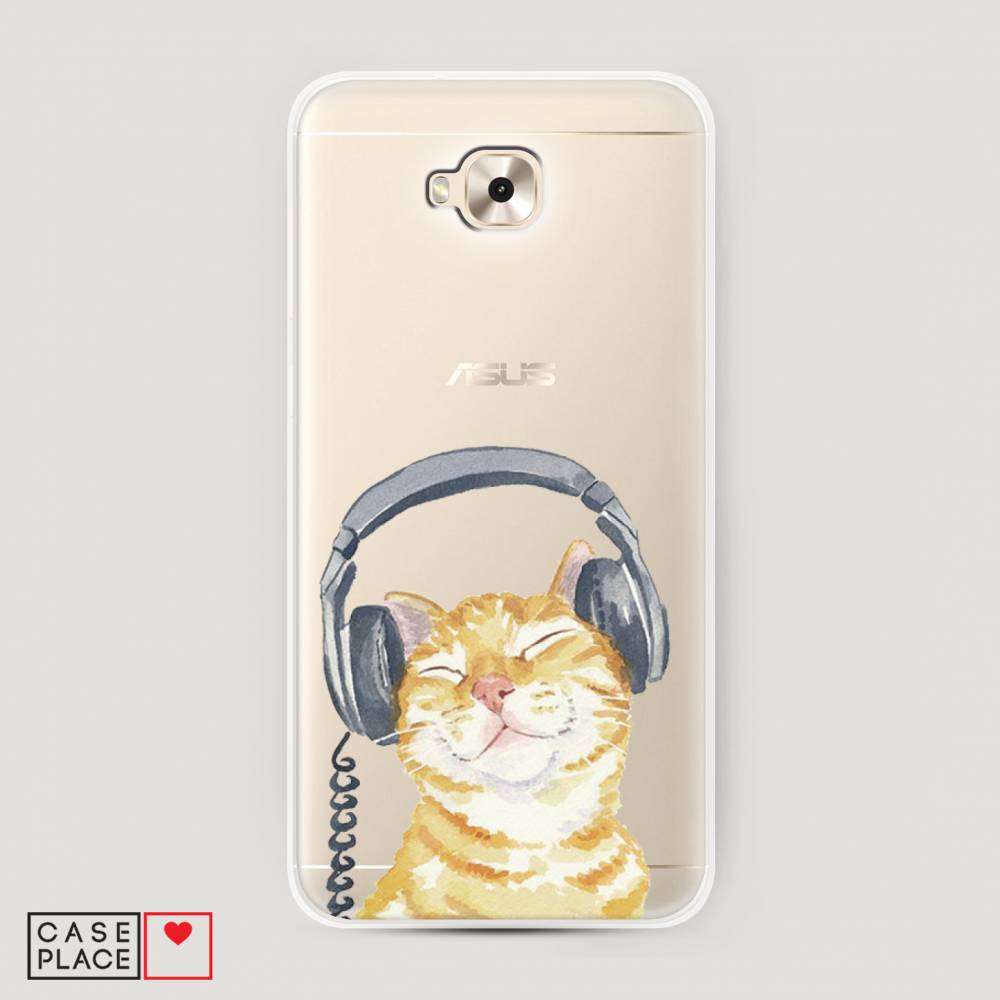 

Чехол Awog "Кот меломан" для Asus Zenfone 4 Selfie ZD553KL