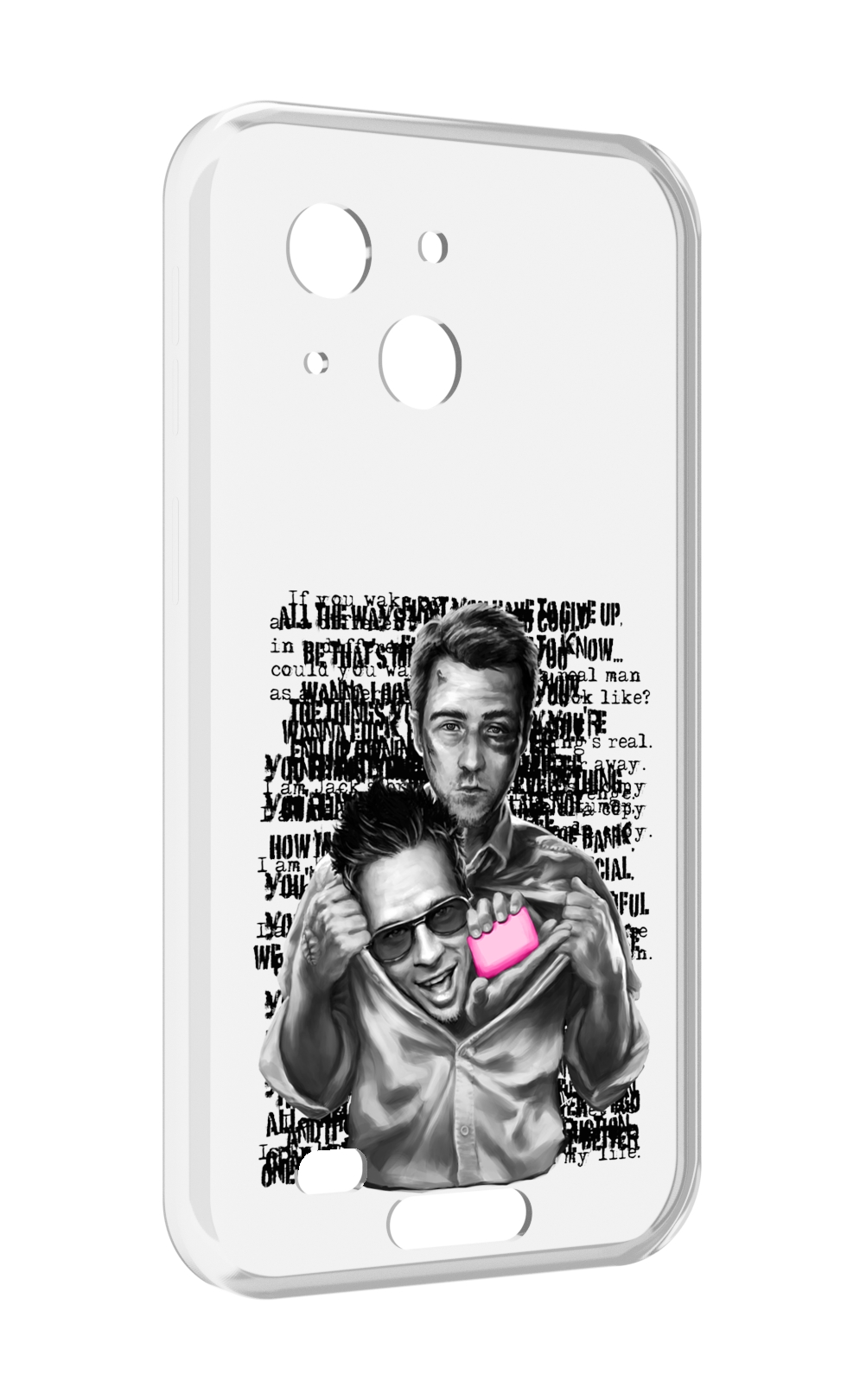 

Чехол MyPads бойцовский клуб для Oukitel WP20 / WP20 Pro, Прозрачный, Tocco