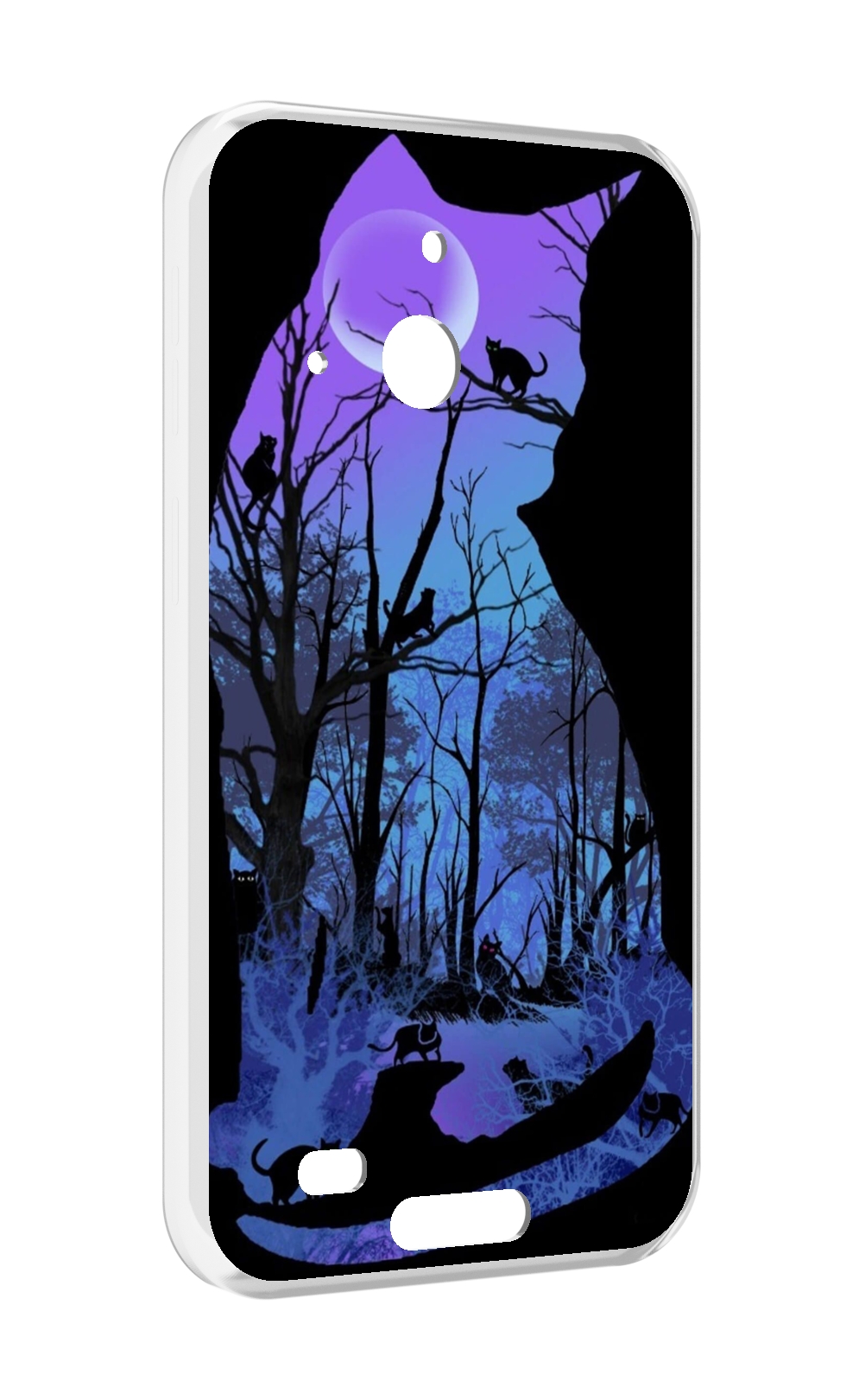 

Чехол MyPads лес внутри кота для Oukitel WP20 / WP20 Pro, Прозрачный, Tocco