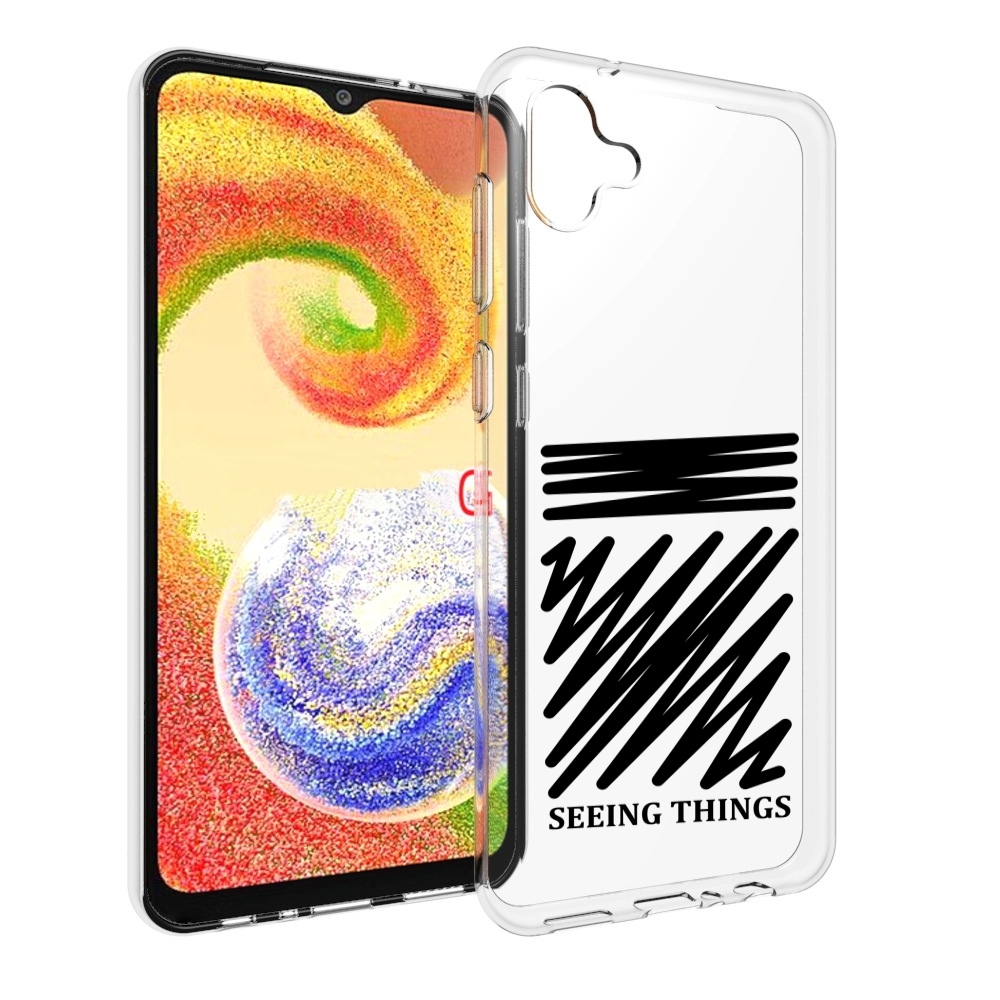 

Чехол MyPads seeing-things для Samsung Galaxy A04, Прозрачный, Tocco