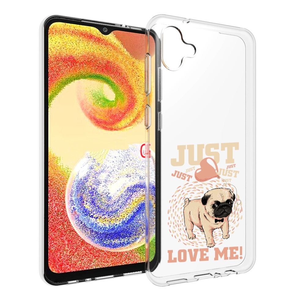 

Чехол MyPads Люби меня для Samsung Galaxy A04, Прозрачный, Tocco