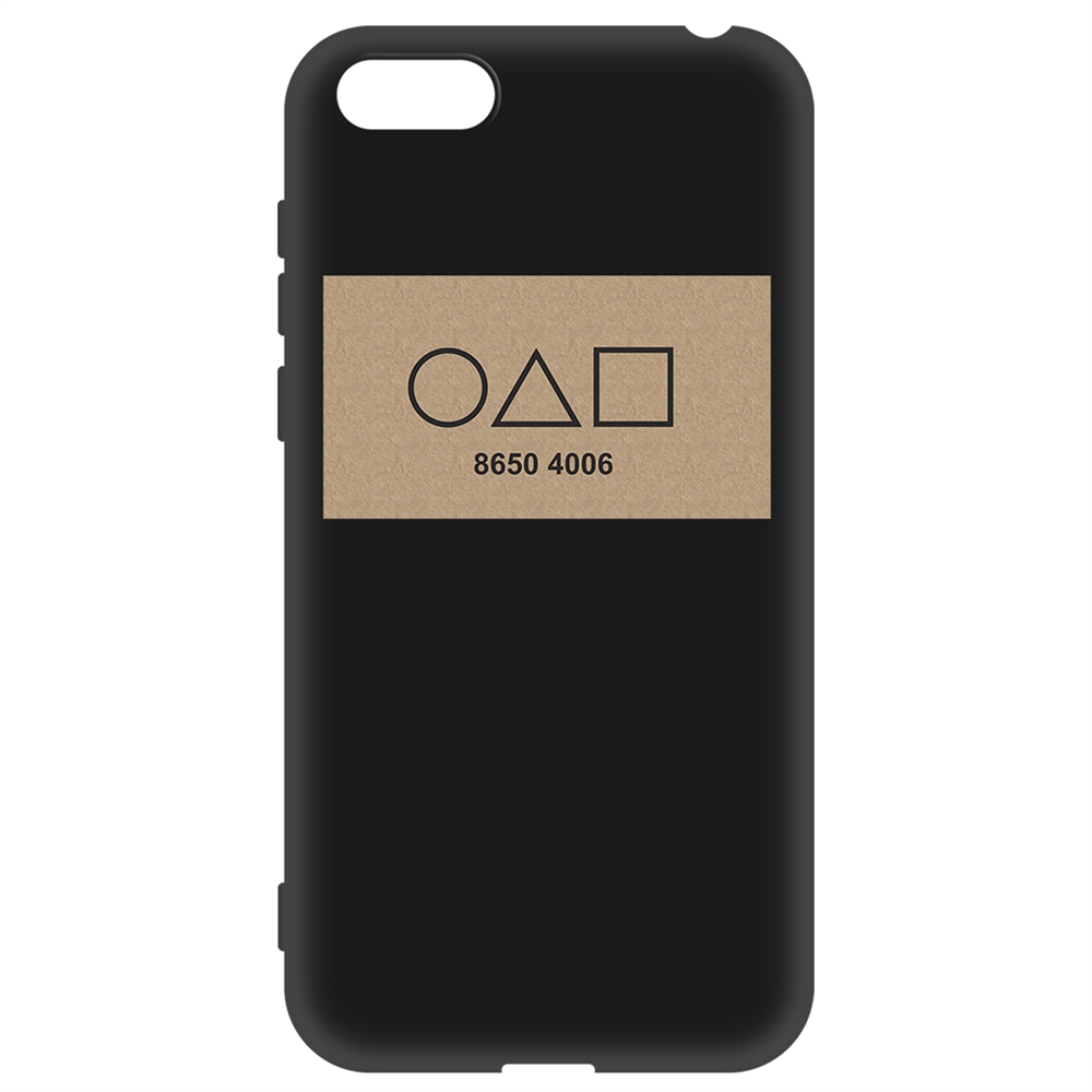 

Чехол Krutoff Soft Case Игра в кальмара-Приглашение для Huawei Y5 (2019)/Honor 8S/8S Prim, Разноцветный