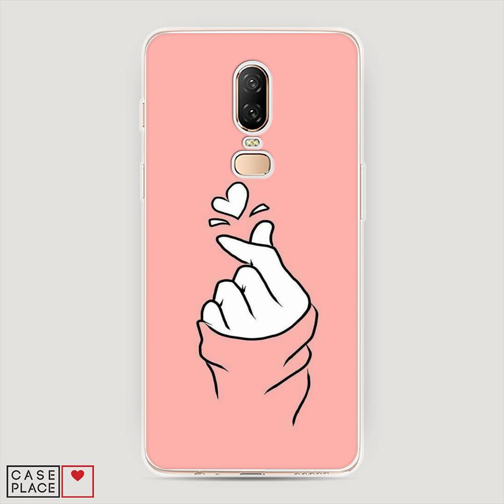 

Чехол Awog на OnePlus 6 / ВанПлас 6 "Любовь-щелк", Оранжевый, 150550-7