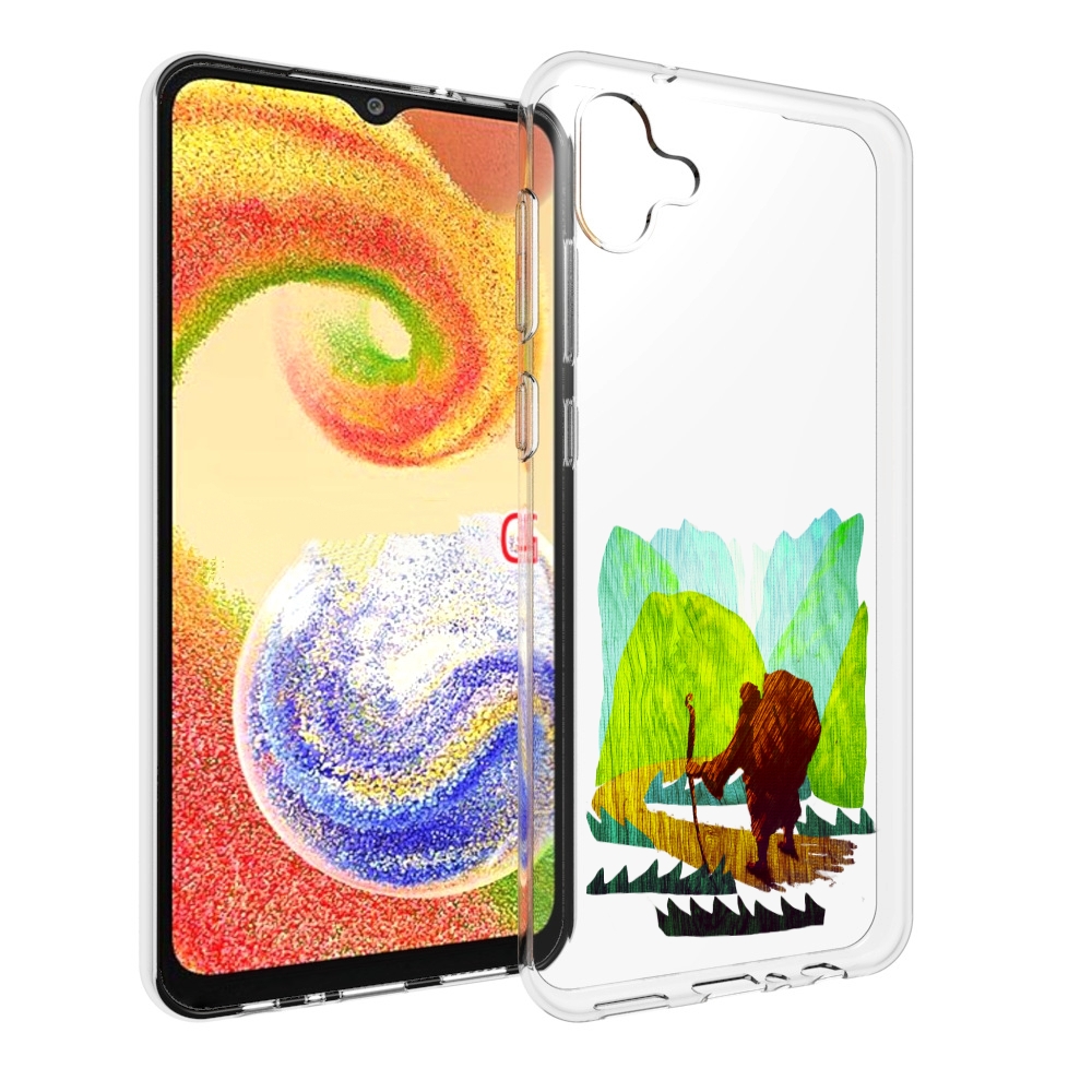 

Чехол MyPads Лесная тропа для Samsung Galaxy A04, Прозрачный, Tocco