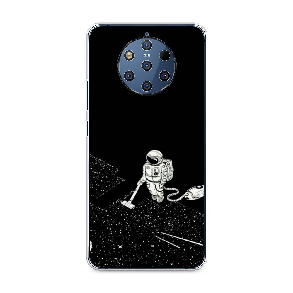 

Чехол Awog на Nokia 9 PureView / Нокиа 9 PureView "Космонавт с пылесосом", 122350-4