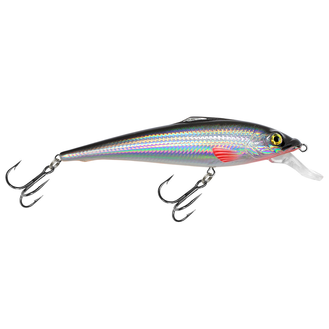 

Воблер AQUA ПЕСКАРЬ 98mm, цвет 023 (классика, плотва), 2 штуки, Серебристый;черный, Пескарь