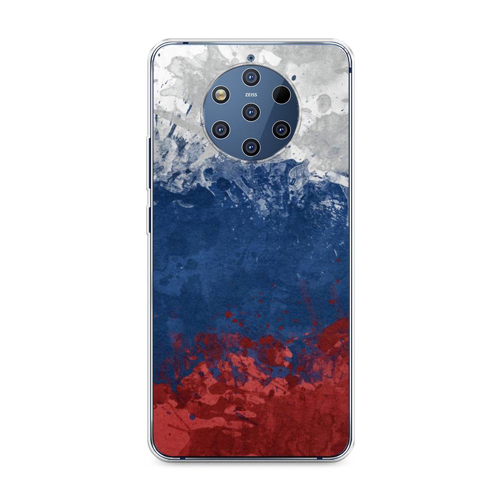 

Чехол Awog на Nokia 9 PureView / Нокиа 9 PureView "Флаг России неровный", 122350-5
