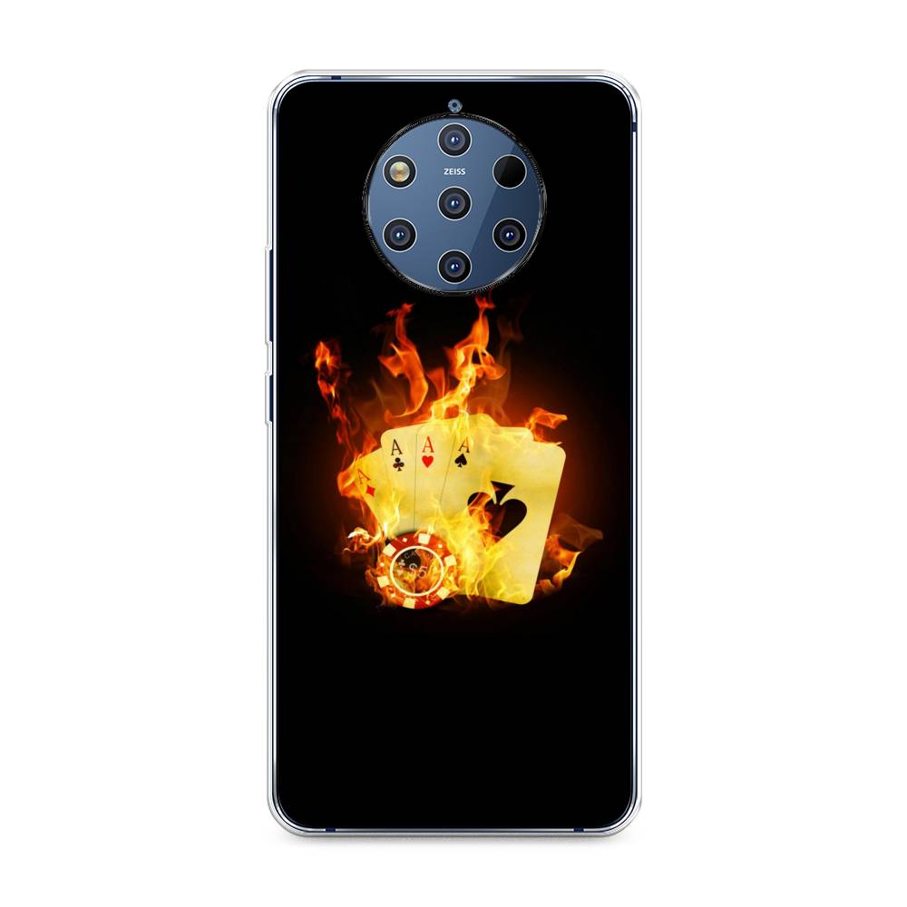 

Чехол Awog на Nokia 9 PureView / Нокиа 9 PureView "Горящие карты", 122350-9