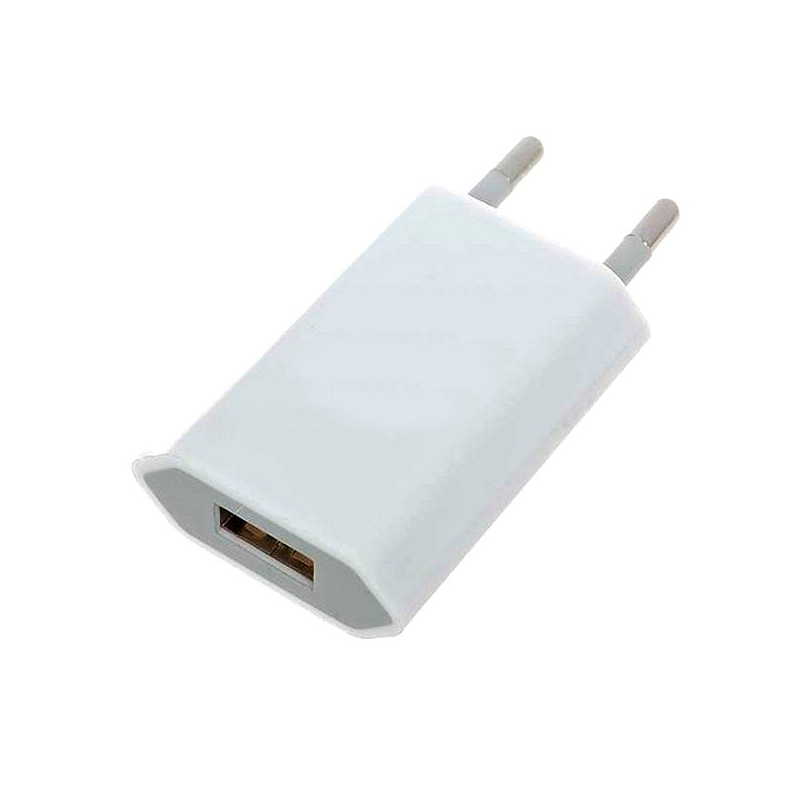 фото Сетевое зарядное устройство rexant 1000ma for iphone / ipod white 18-1194