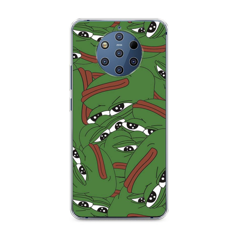 

Чехол Awog на Nokia 9 PureView / Нокиа 9 PureView "Печальный frog", 122350-9