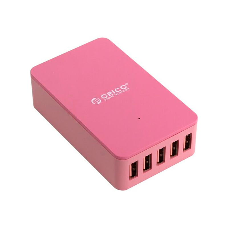 фото Сетевое зарядное устройство orico cse-5u 5-ports pink