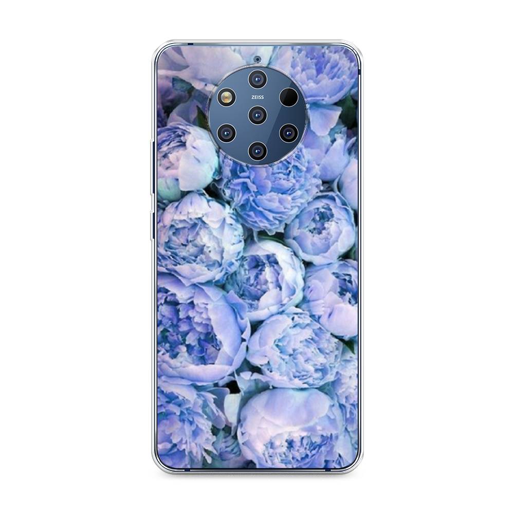 

Чехол Awog на Nokia 9 PureView / Нокиа 9 PureView "Пионы голубые", 122350-8