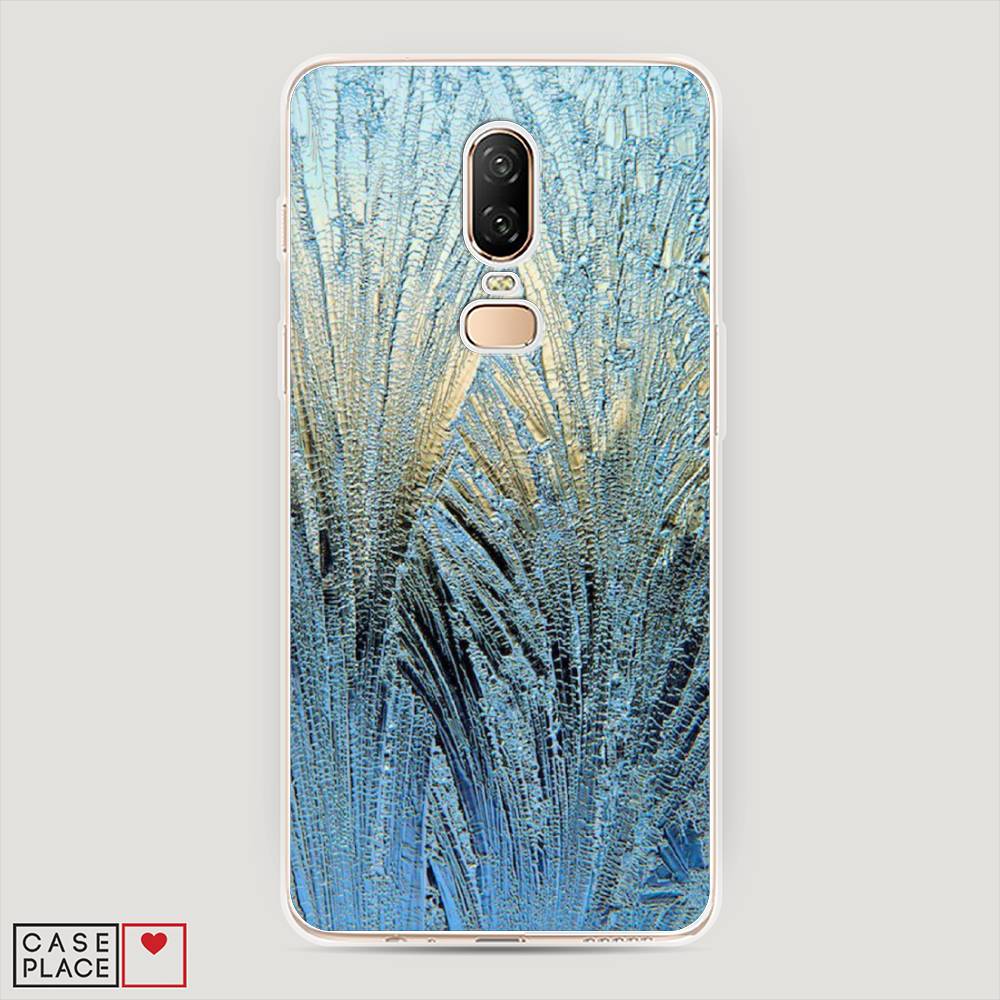 

Чехол Awog на OnePlus 6 / ВанПлас 6 "Лёд", Голубой, 150550-4