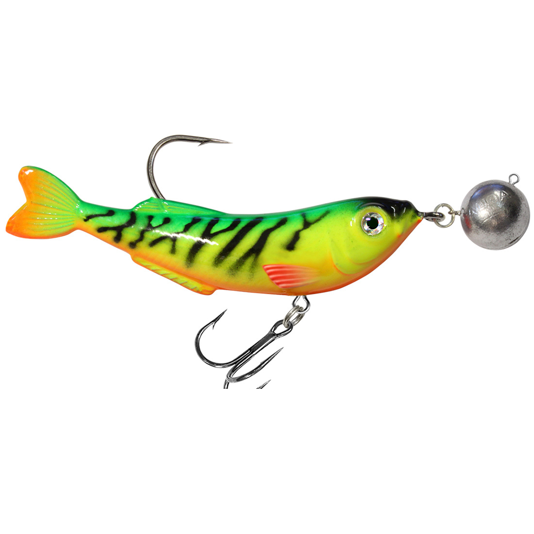 

Воблер AQUA JIG-DOK с чебурашкой 94mm, цвет 049 (флуоресцентная макрель), 2 штуки, Зеленый;желтый;оранжевый, Jig-Dok