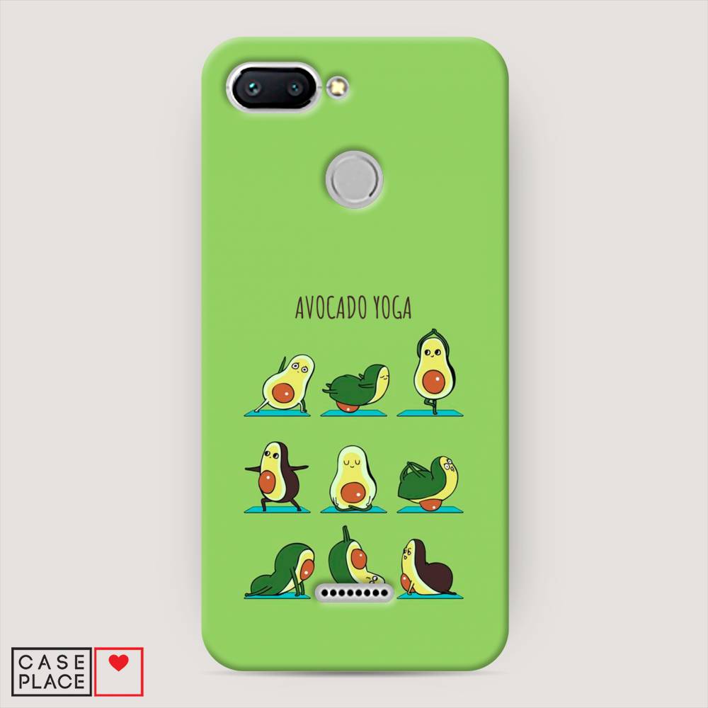 

Пластиковый чехол "Авокадо йога" на Xiaomi Redmi 6