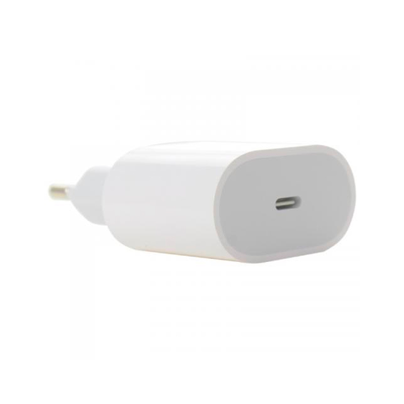 фото Сетевое зарядное устройство coteetci europe standard pd fast charger 20w cs5192-u white