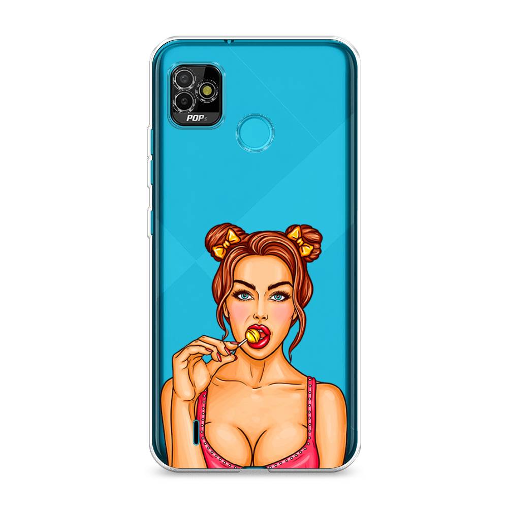 

Чехол Awog на Tecno POP 5 "Вкусный леденец", Разноцветный