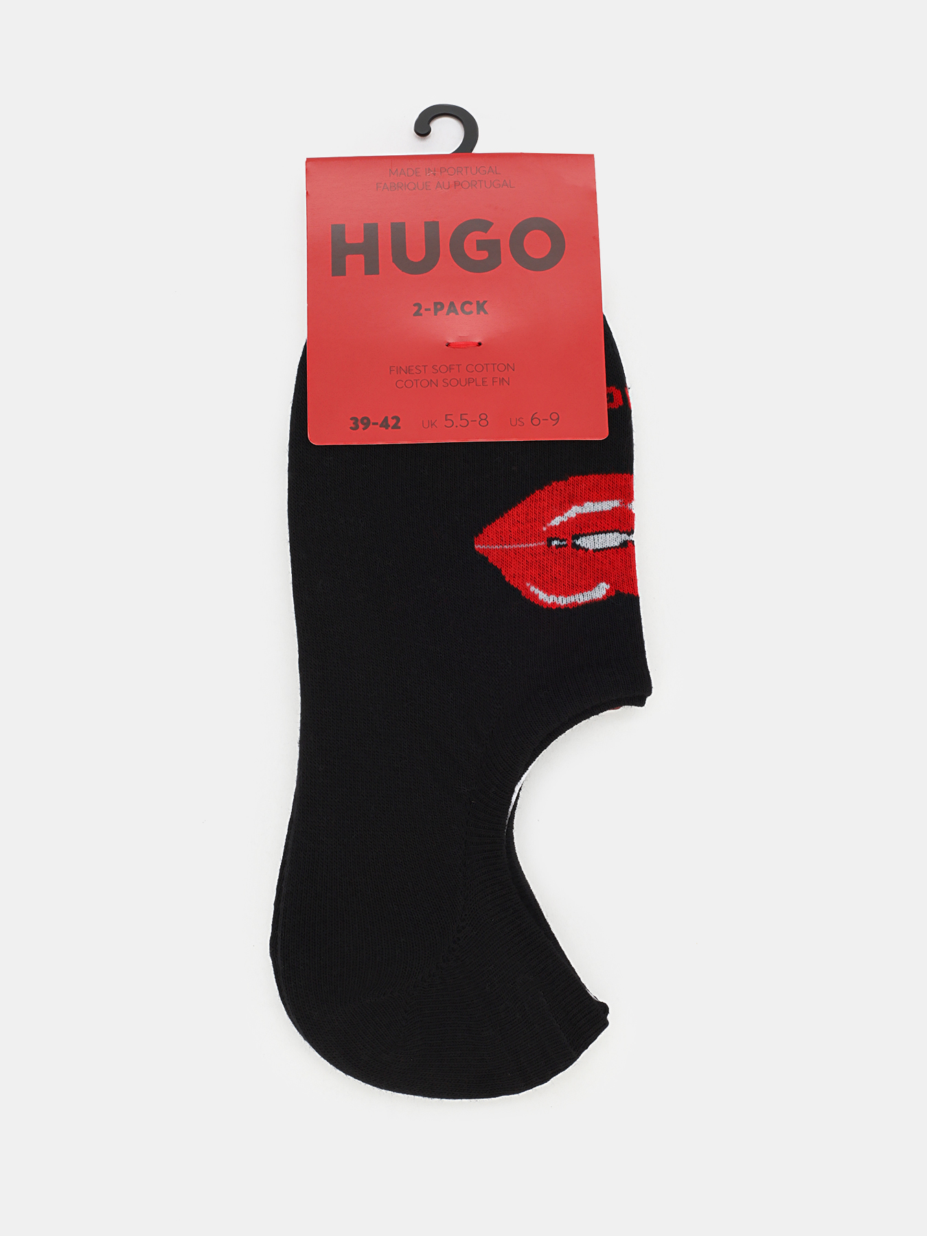 

Носки женские HUGO 469397 черные -38, Черный, 469397