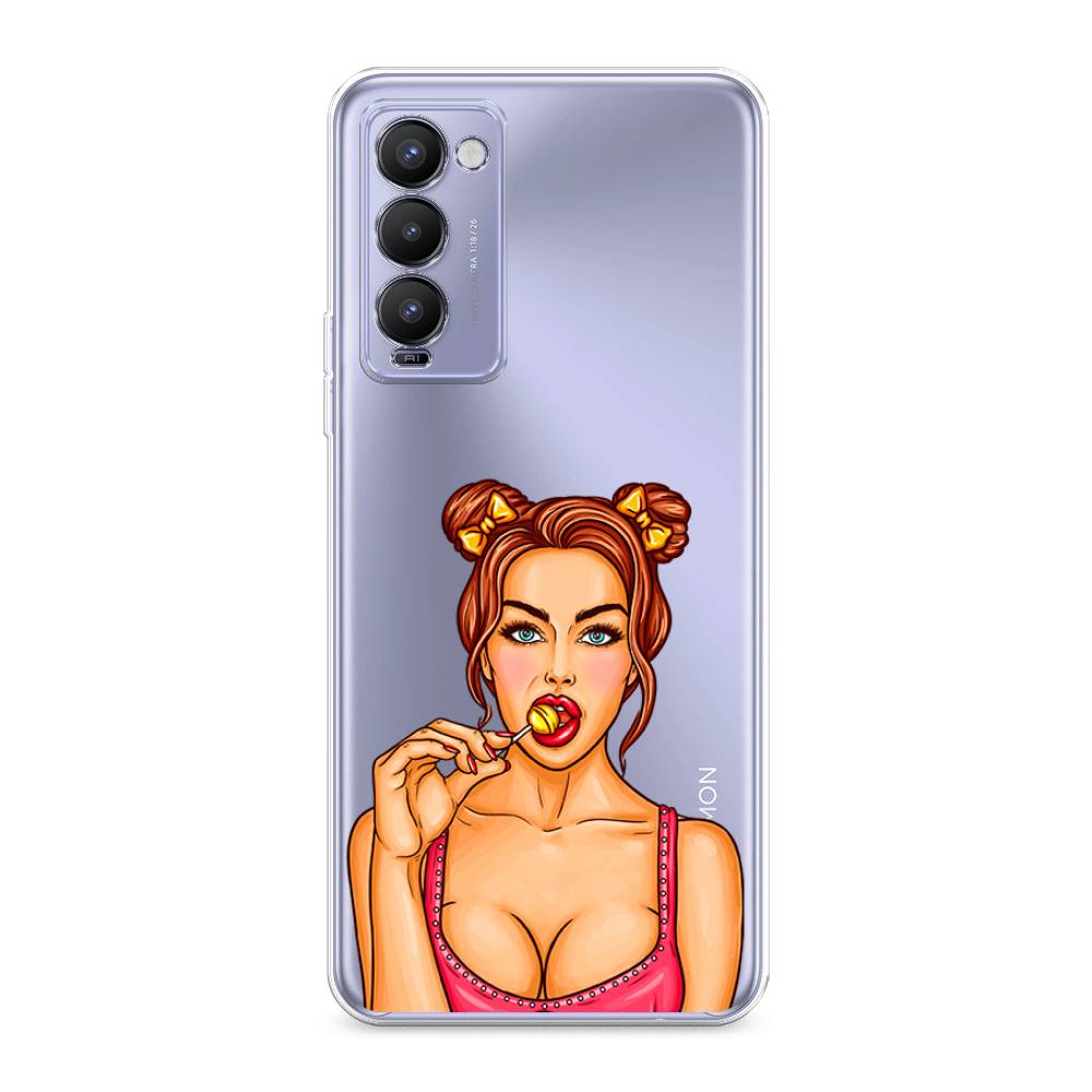 

Чехол Awog на Tecno Camon 18/18T "Вкусный леденец", Разноцветный
