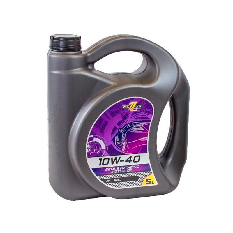 Моторное масло Wezzer Semi-Synthetic Engine Oil 10W40 5 л