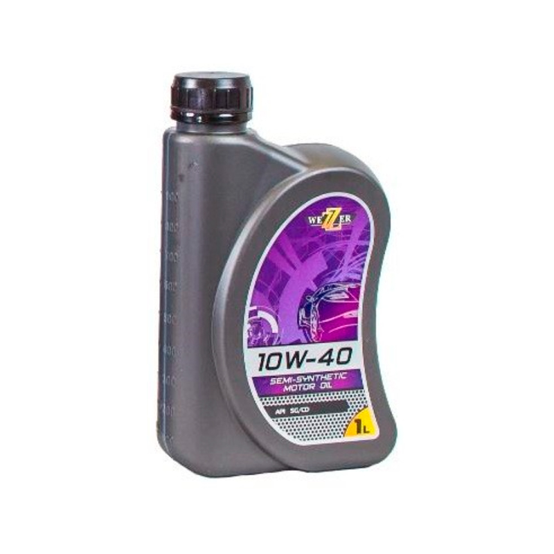 Моторное масло Wezzer Semi-Synthetic Engine Oil 10W40 1 л