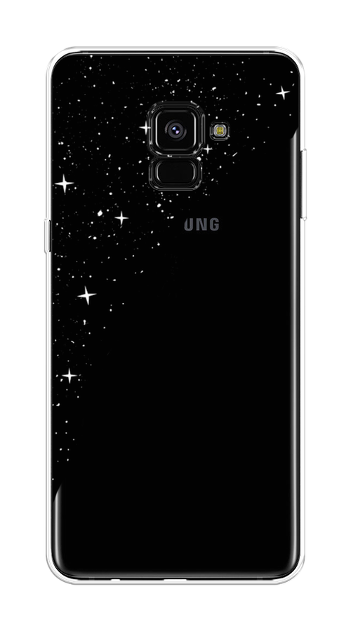 

Чехол Awog на Samsung Galaxy A8 + "Скалолаз в космосе", Черный;белый;бежевый, 25550-4