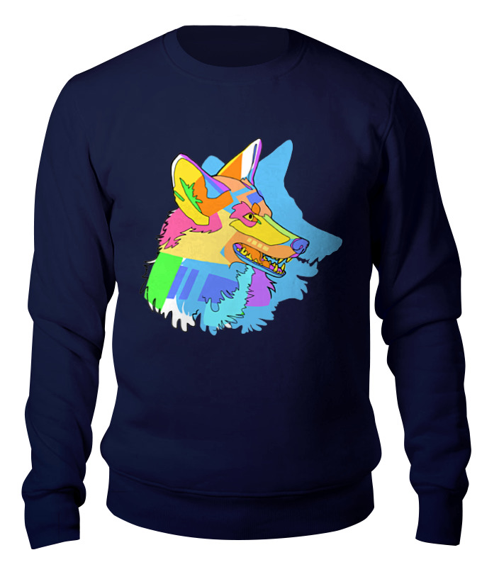 

Свитшот унисекс Printio Собака синий 2XL, Собака