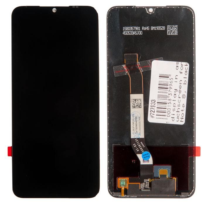 

Дисплей RocknParts для Xiaomi Redmi Note 8 в сборе с тачскрином Black 727933, 727933