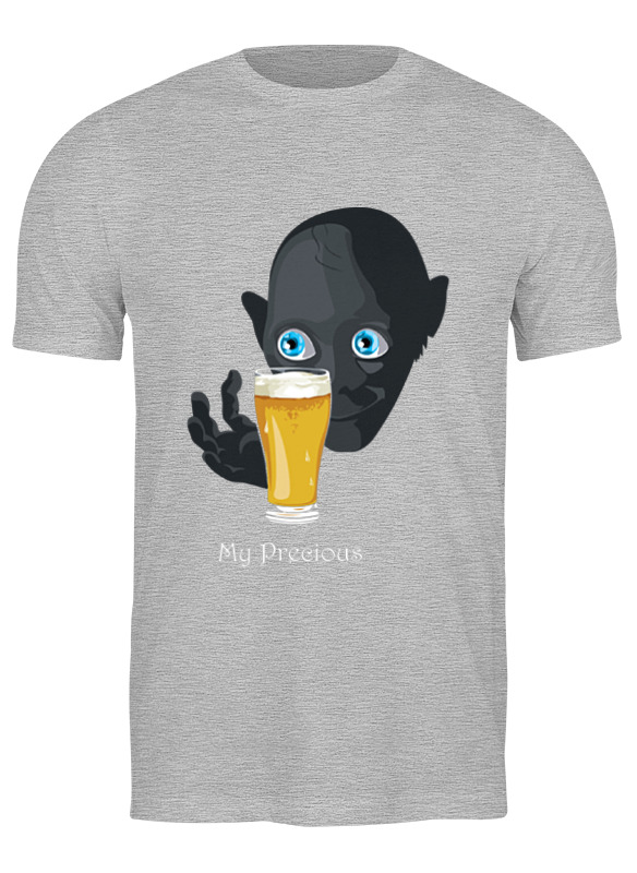 

Футболка мужская Printio Голлум серая 2XL, Серый, Голлум