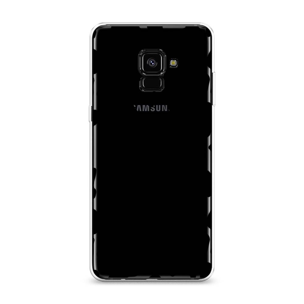 фото Чехол awog "пятна коровы черные" для samsung galaxy a8 +