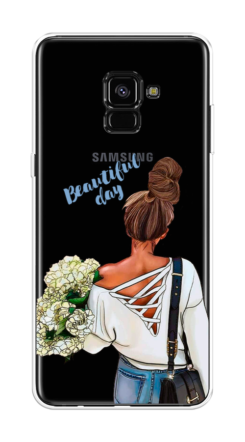 

Чехол Awog на Samsung Galaxy A8 + "Beautiful day vector", Коричневый;белый;зеленый, 25550-6
