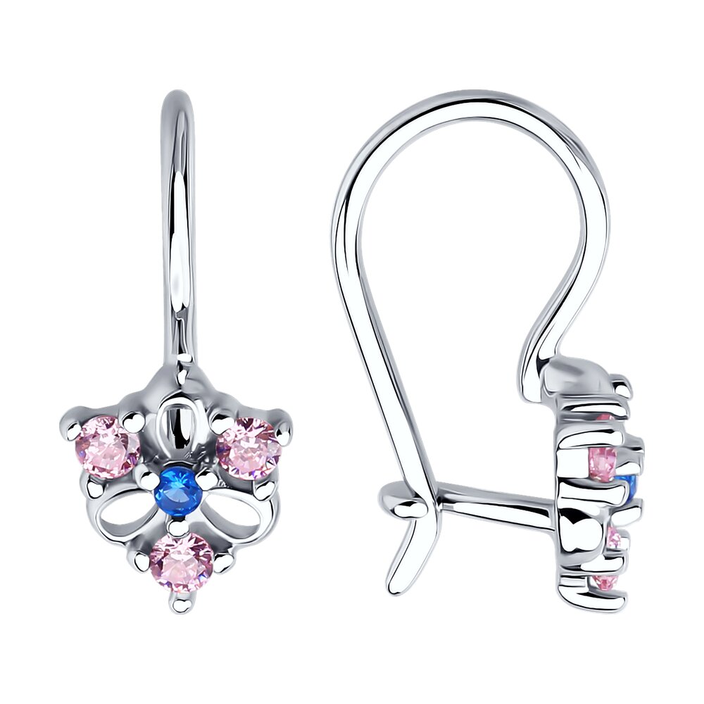 

Серьги из серебра Diamant 94-120-02163-1, фианит, 94-120-02163-1