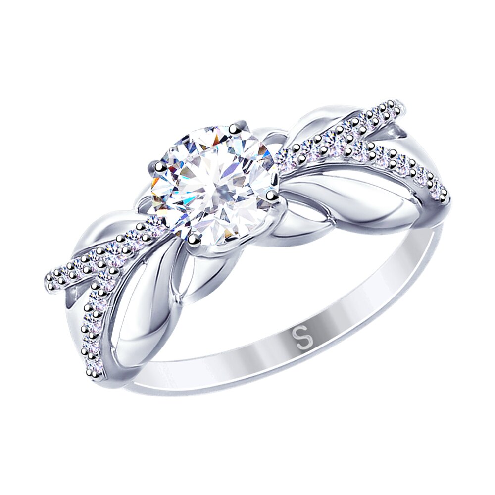 

Кольцо из серебра р. 20,5 Diamant 94-110-01220-1, фианит, 94-110-01220-1