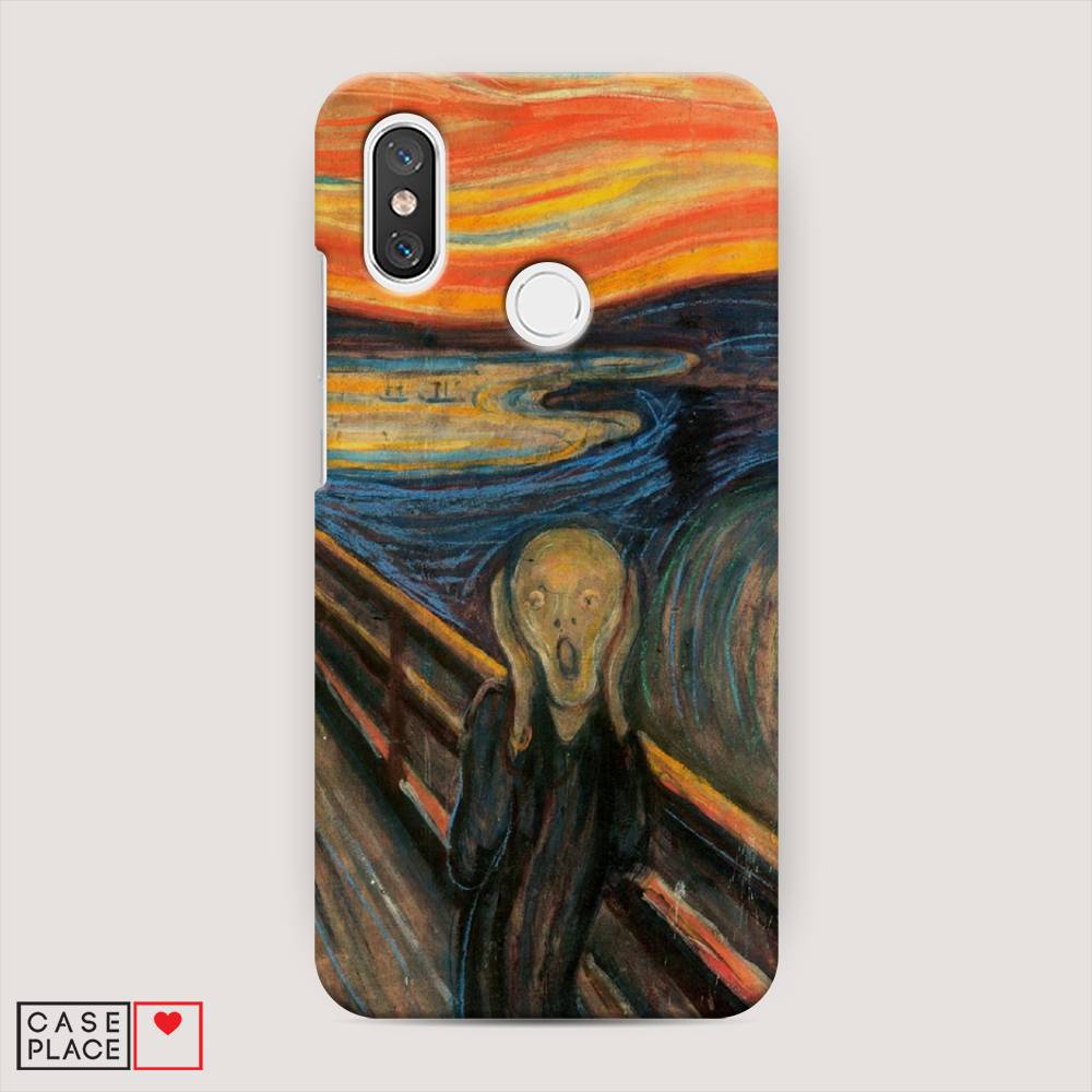

Пластиковый чехол "Крик" на Xiaomi Mi 8, 33520-7