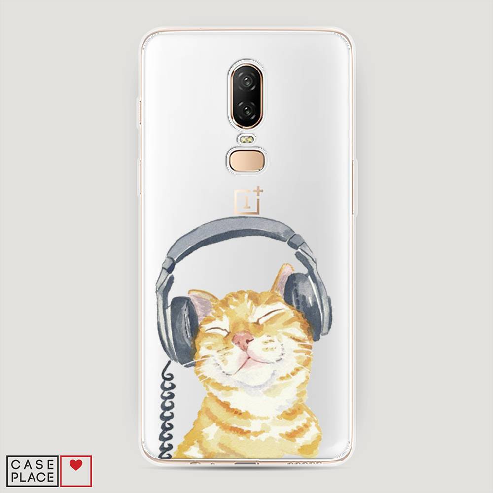 

Чехол Awog "Кот меломан" для OnePlus 6