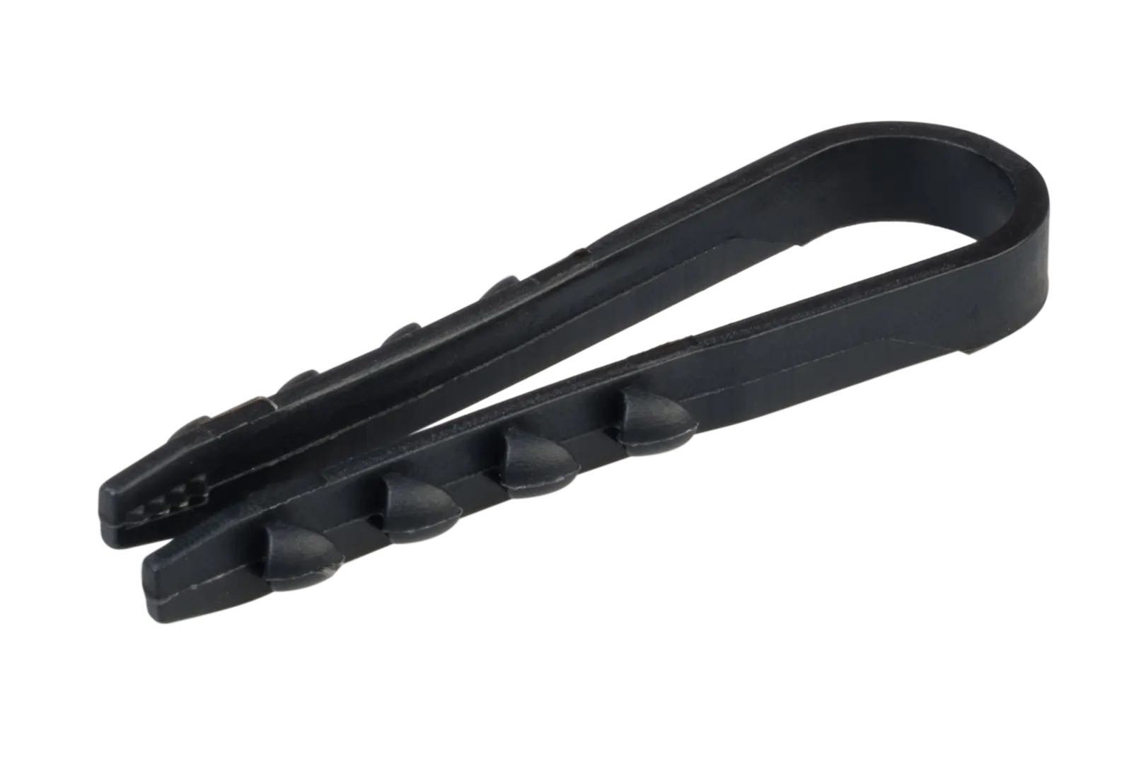 Дюбель-хомут Duwi ДХК 5-10 для круглого кабеля цвет черный 10 шт. дюбель хомут duwi дхп 6 14 для плоского кабеля цвет черный 10 шт