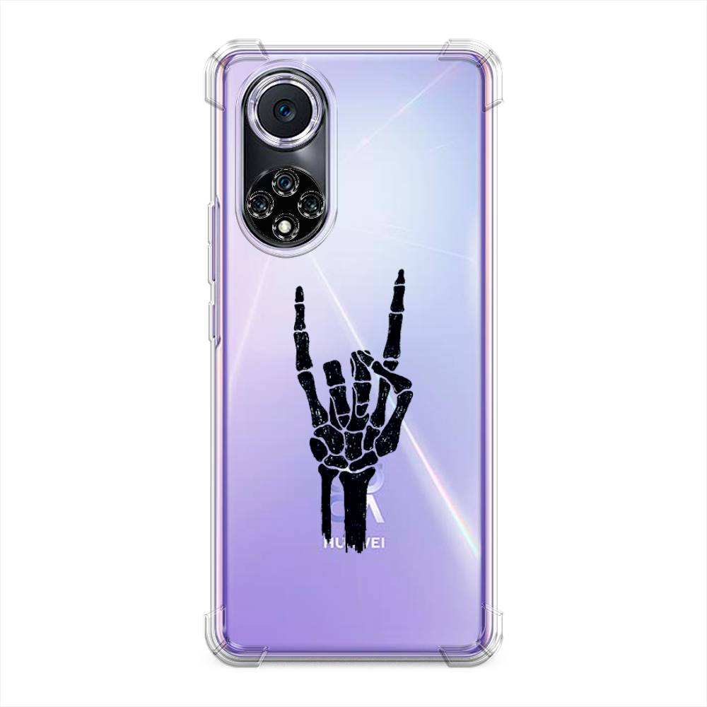 

Чехол Awog на Huawei Nova 9 "Rock for a skeleton", Черный;прозрачный, 6106151-1