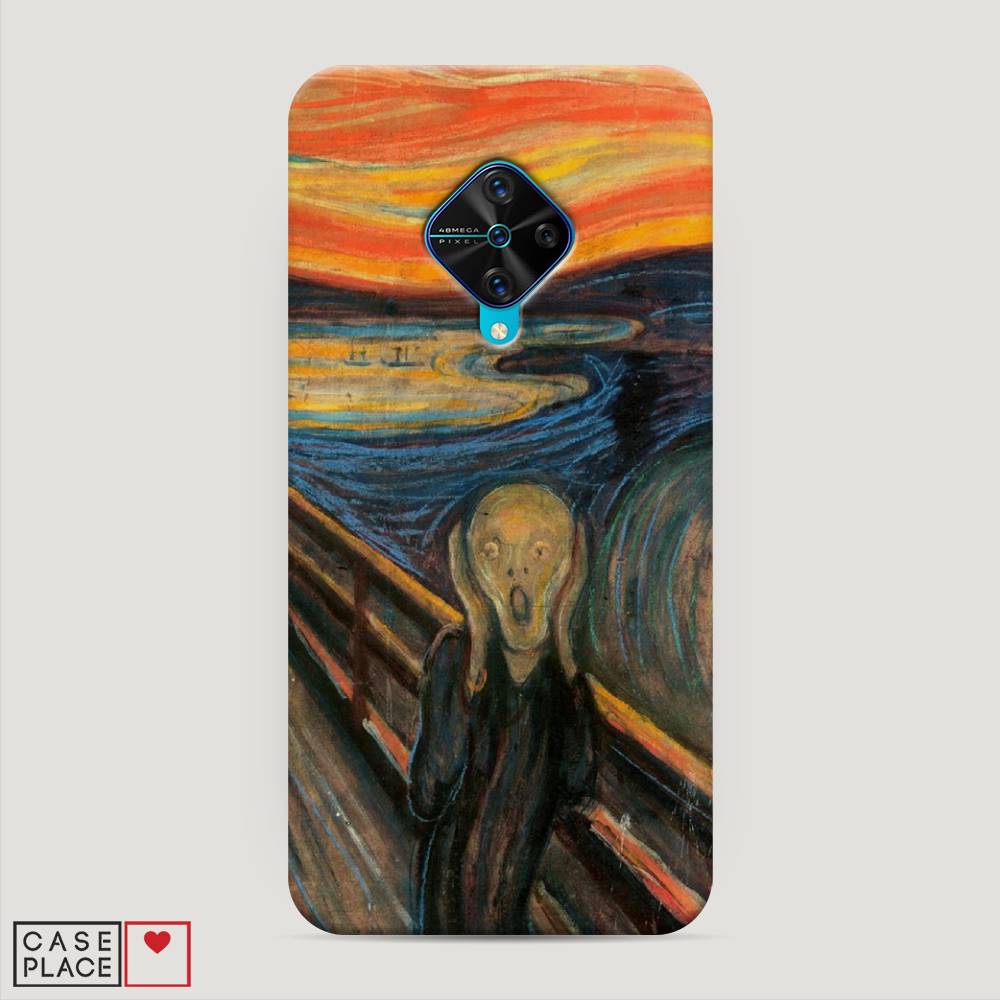 

Пластиковый чехол "Крик" на Vivo Y9s, 262420-7