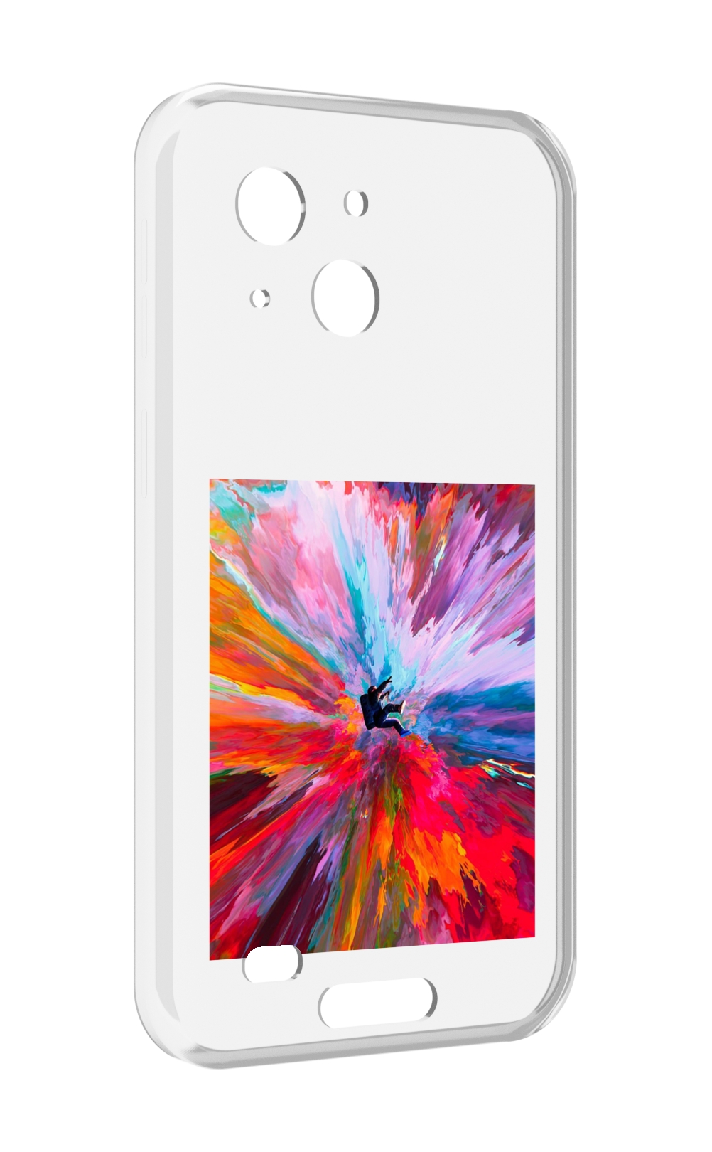 

Чехол MyPads красочный астранавт для Oukitel WP20 / WP20 Pro, Прозрачный, Tocco