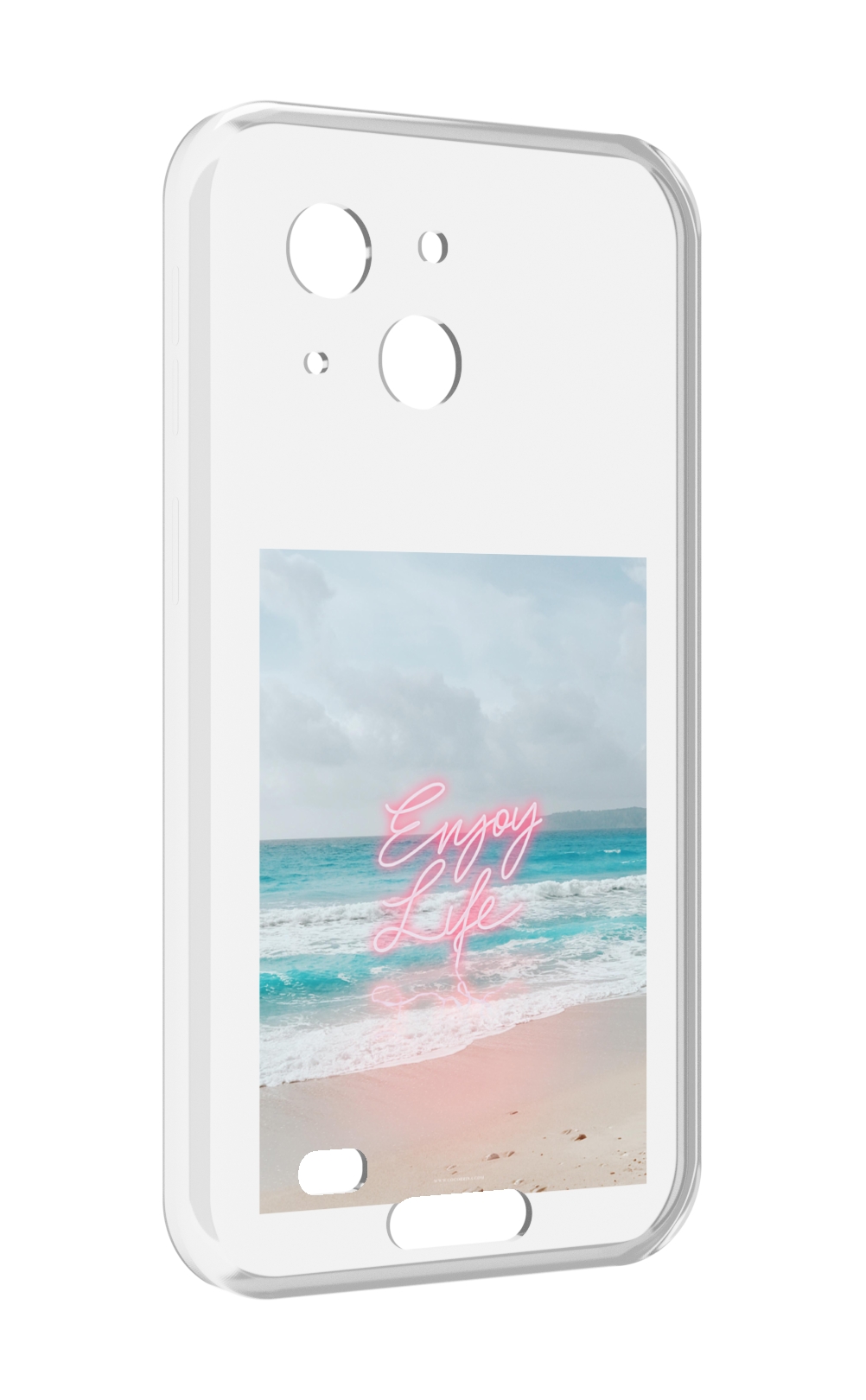 

Чехол MyPads красивый пляж для Oukitel WP20 / WP20 Pro, Прозрачный, Tocco