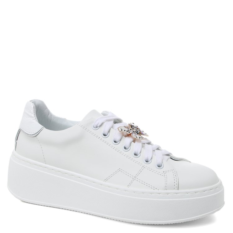 

Кеды женские J.j.delacroix NEW MARINA FARFALLA белые 38 EU, Белый, NEW MARINA FARFALLA