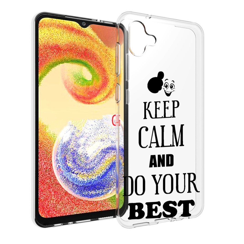 

Чехол MyPads keep-calm-and для Samsung Galaxy A04, Прозрачный, Tocco