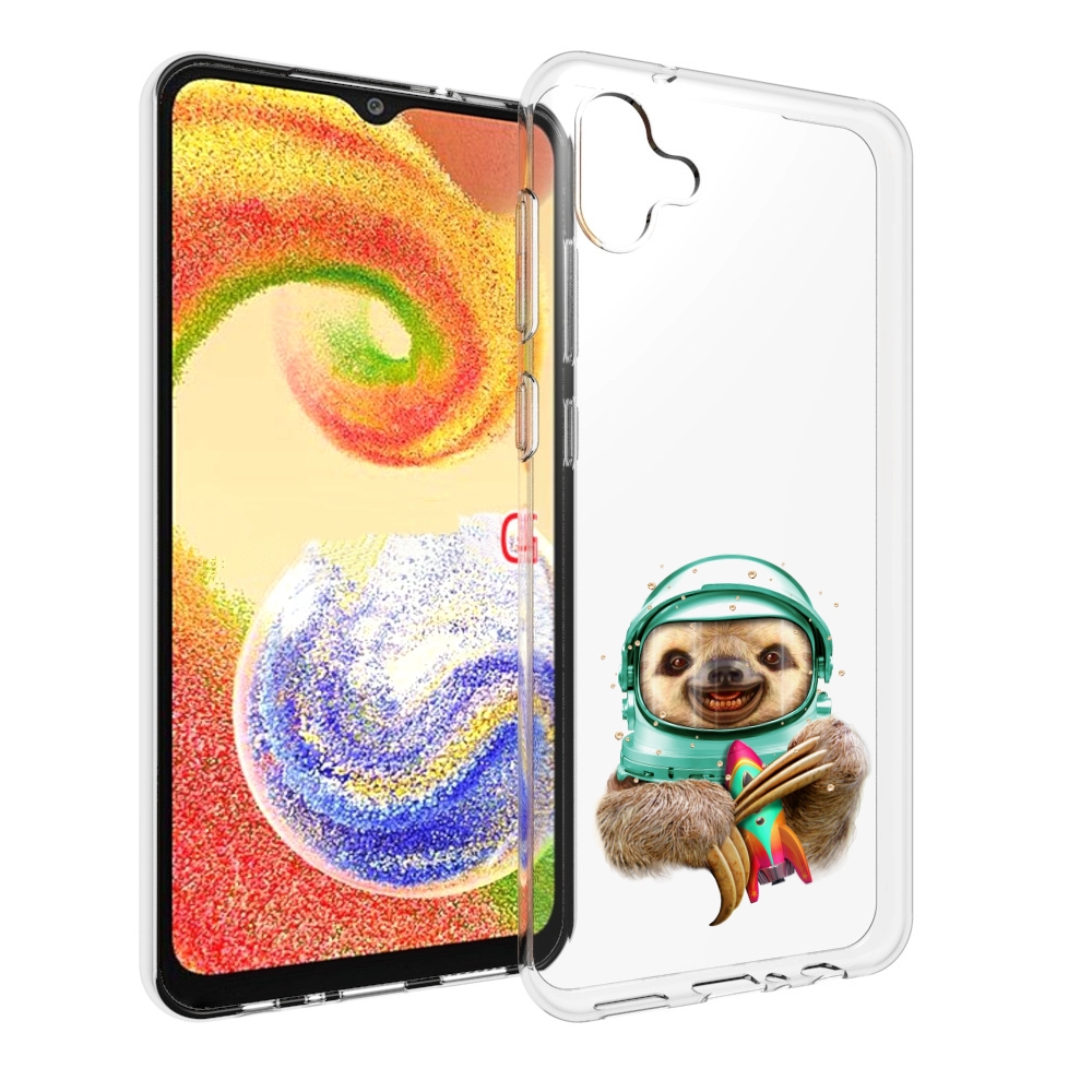

Чехол MyPads Ленивец астронавт для Samsung Galaxy A04, Прозрачный, Tocco