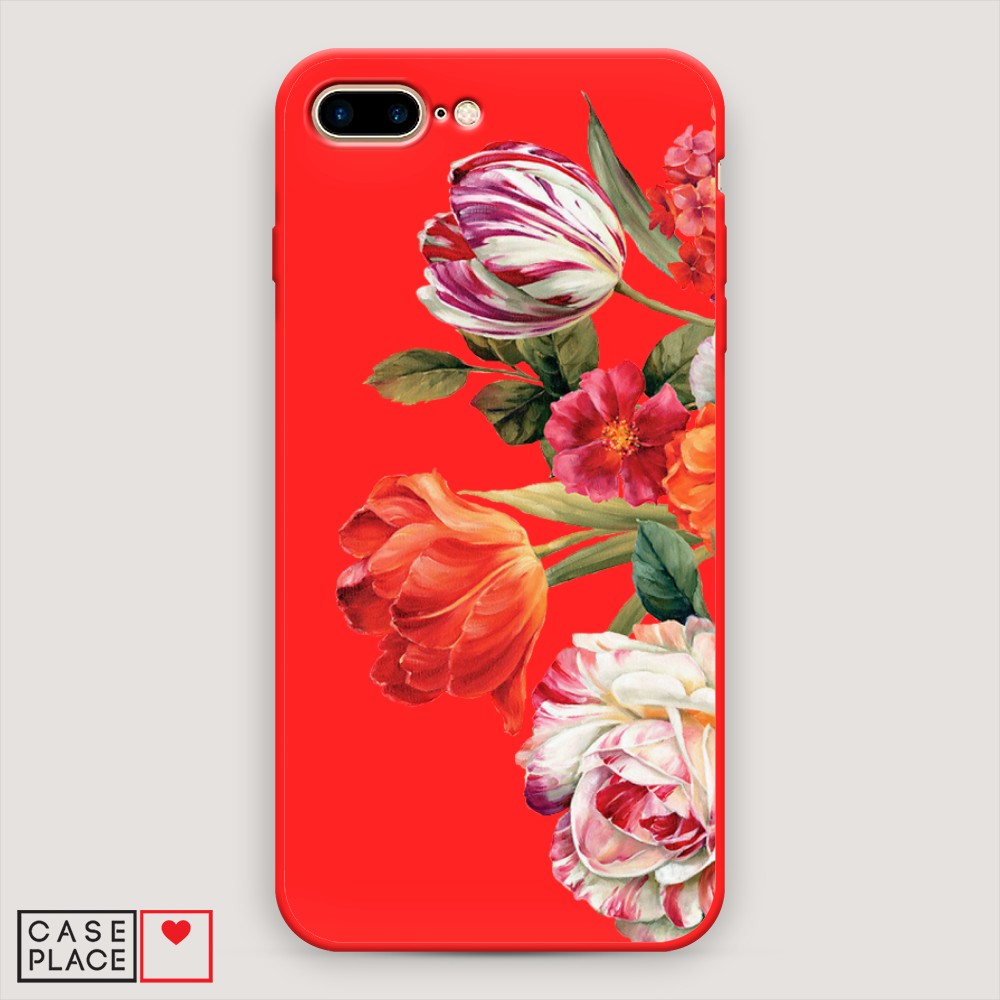 

Чехол Awog на Apple iPhone 8 Plus / Айфон 8 Plus "Весенний букет", Разноцветный, 10953-1