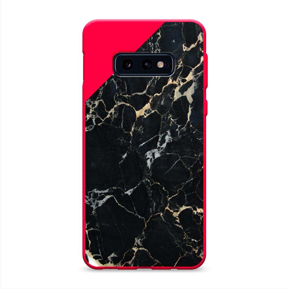 

Чехол Awog на Samsung Galaxy S10E "Черный мрамор уголок", Разноцветный, 27253-1