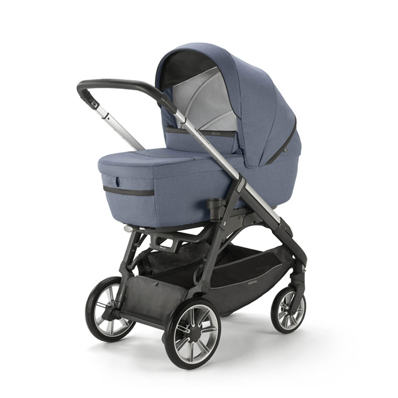 фото Коляска 3 в 1 inglesina aptica alaska blue шасси graphite